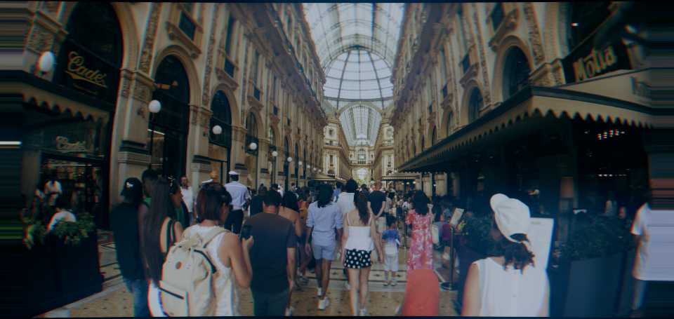 Anamorphic applied to Image 1 · color-graded image captured with an iPhone 17 Pro and a 1.55× anamorphic adapter (ProRes RAW Open Gate)