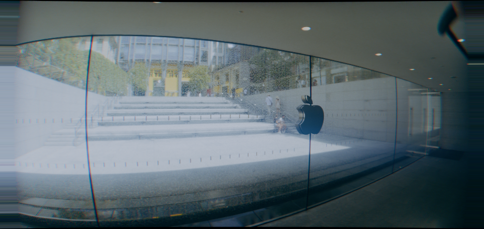 Anamorphic applied to Image 2 · color-graded image captured with an iPhone 17 Pro and a 1.55× anamorphic adapter (ProRes RAW Open Gate)
