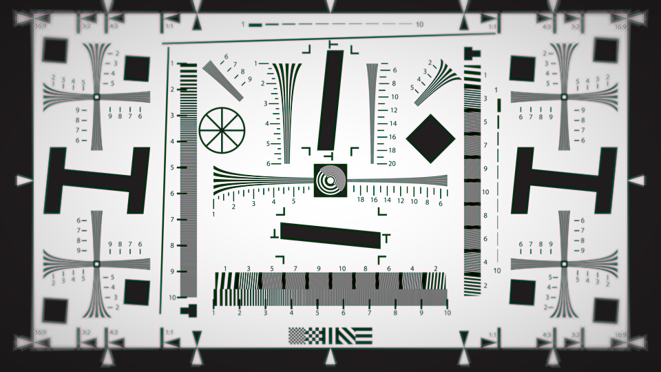 Capture applied to ISO 12233 chart