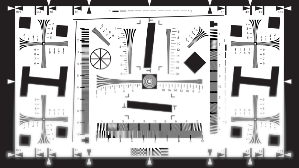 Depth Input applied to ISO 12233 chart