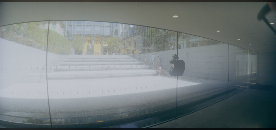 Glare & Halo applied to Image 2 · color-graded image captured with an iPhone 17 Pro and a 1.55× anamorphic adapter (ProRes RAW Open Gate)
