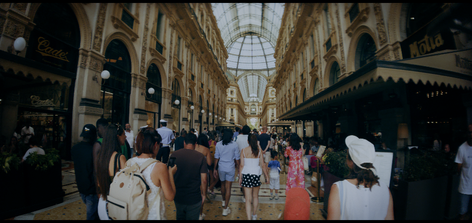 Image Circle applied to Image 1 · color-graded image captured with an iPhone 17 Pro and a 1.55× anamorphic adapter (ProRes RAW Open Gate)
