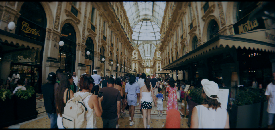Look applied to Image 1 · color-graded image captured with an iPhone 17 Pro and a 1.55× anamorphic adapter (ProRes RAW Open Gate)