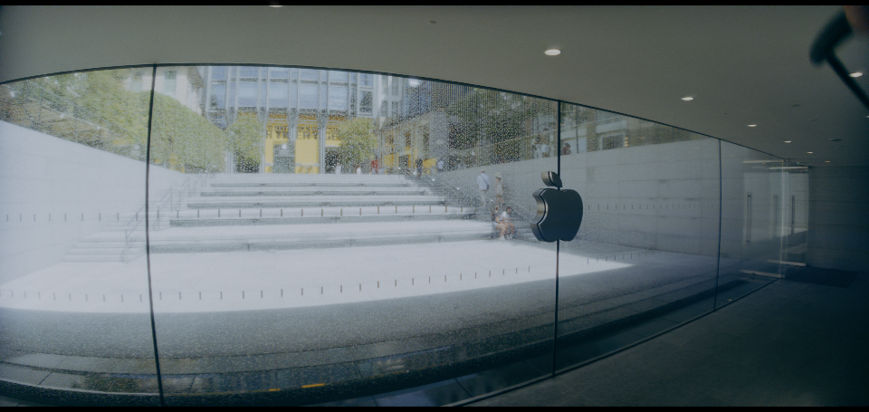 Off-Axis Character applied to Image 2 · color-graded image captured with an iPhone 17 Pro and a 1.55× anamorphic adapter (ProRes RAW Open Gate)