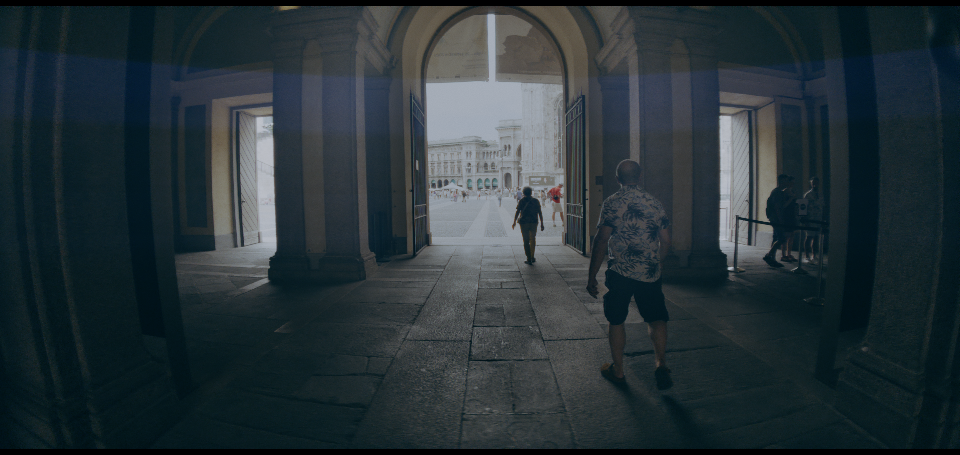 Off-Axis Character applied to Image 3 · color-graded image captured with an iPhone 17 Pro and a 1.55× anamorphic adapter (ProRes RAW Open Gate)