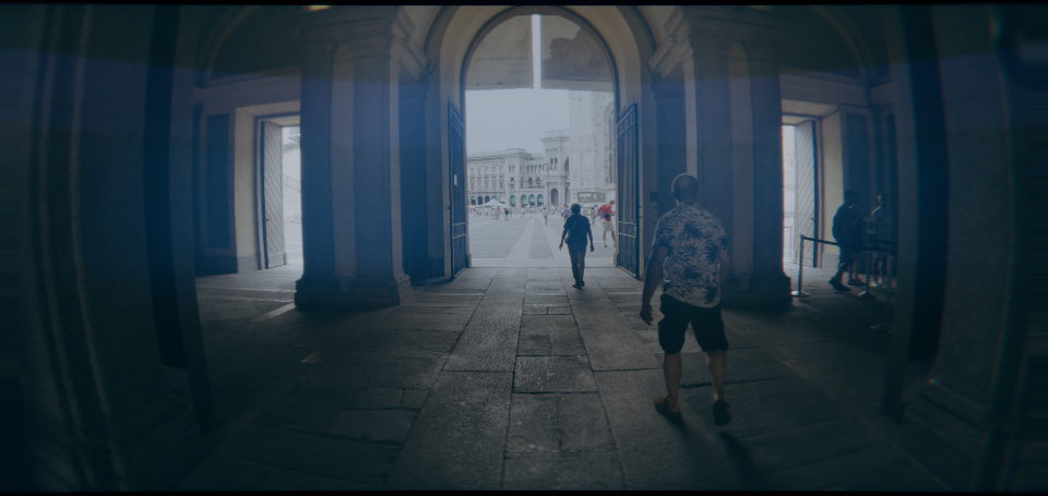 09-Electric-Blue-Scope-2-Medium applied to Image 3 · color-graded image captured with an iPhone 17 Pro and a 1.55× anamorphic adapter (ProRes RAW Open Gate)