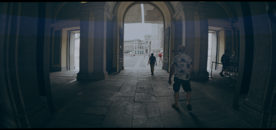 Refractive Irregularity applied to Image 3 · color-graded image captured with an iPhone 17 Pro and a 1.55× anamorphic adapter (ProRes RAW Open Gate)