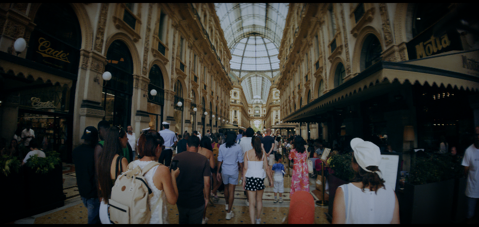 Vignette applied to Image 1 · color-graded image captured with an iPhone 17 Pro and a 1.55× anamorphic adapter (ProRes RAW Open Gate)