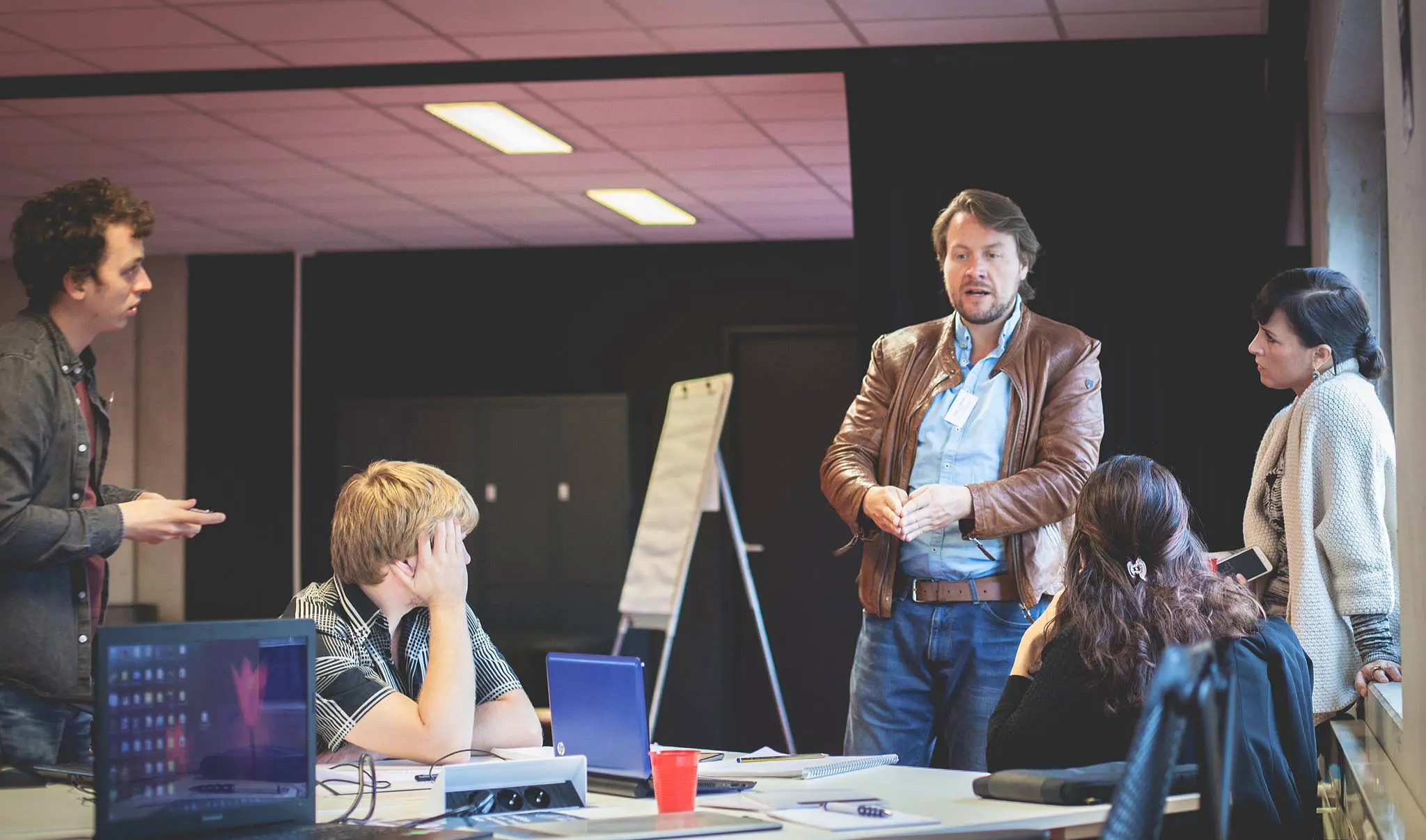 Vidar Andersen coaching & mentoring startups in Maastricht, NL